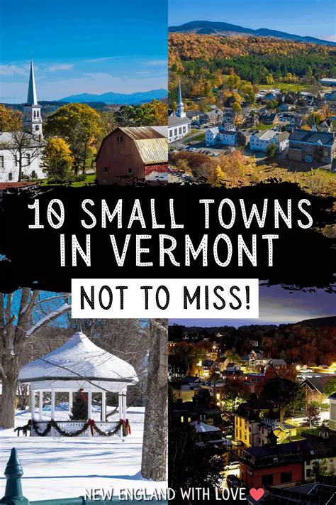 Small Towns In Vermont Are Not To Miss But Theres Plenty Of Things To