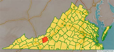 Map Of Montgomery County Virginia