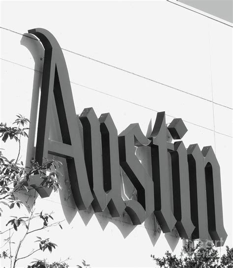 Austin In Black And White Photograph By Tracy Habenicht Fine Art America