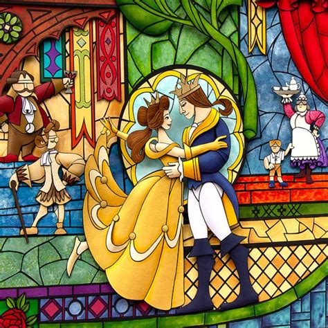 Disney Fine Art Our Fairytale Limited Edition Canvas By Karin Arruda