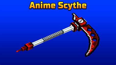 Anime Scythe Damage Test And Review Pixel Gun 3d Youtube