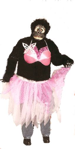 gorilla ballerina costume  size fits  taylor maid