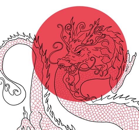 Red Dragons Drawings Stock Photos Pictures And Royalty Free Images Istock