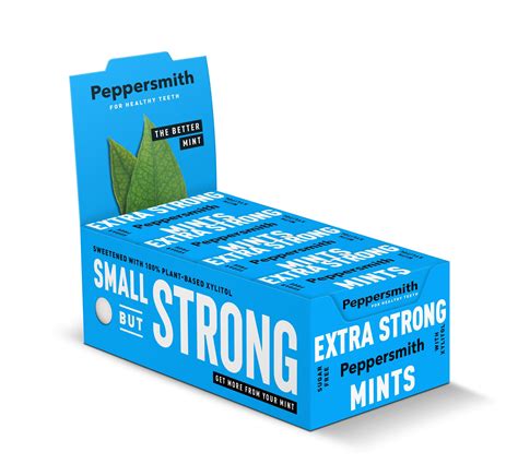 Peppersmith Xylitol X Strong Mints 15g Cts Dental Supplies