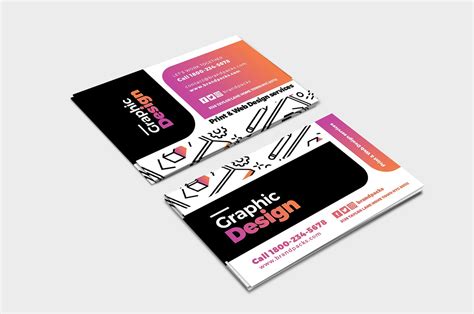 Graphic Design Agency Business Card Template Brandpacks
