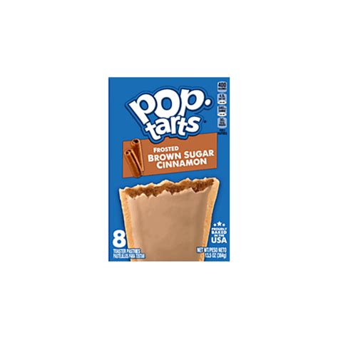 Pop Tarts Toaster Pastries Brown Sugar Cinnamon Frosted 8 Ea