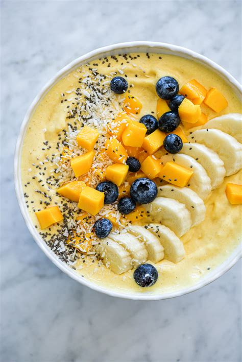 Luxurious Mango Smoothie Bowl Fed And Fit