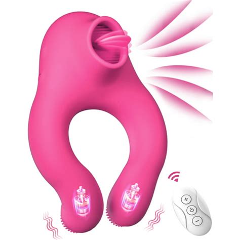 Remote Control Couple Vibratorclitoral Tongue Licking Vibrator With