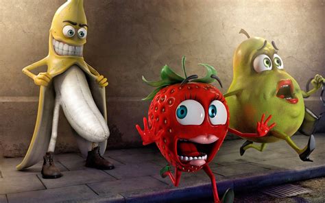 Love Bananas Strawberries 1920x1200 Wallpaper Funny Fruit Funny