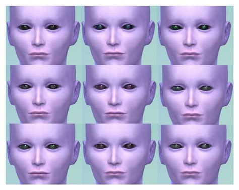 Alien Eye And Mouth Defaults The Sims 4 Catalog
