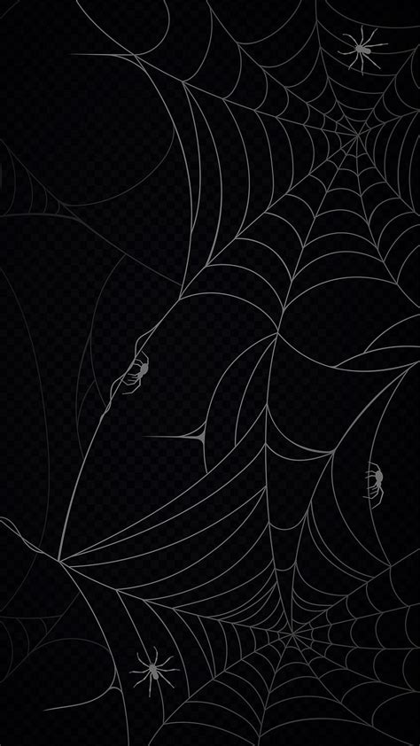 Spider Webs Kiss Black Dark Halloween Scary Spiders Hd Phone