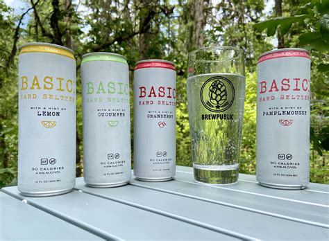Basic Hard Seltzer Now Available In Lemon Cucumber Cranberry And