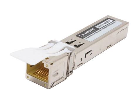 Linksys Mgbt1 Gigabit Ethernet 1000 Base T Mini Gbic Sfp Transceiver
