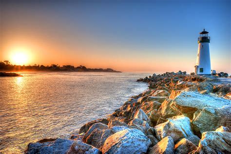 Santa Cruz Harbor Lighthouse Photograph By Brad Kazmerzak Pixels