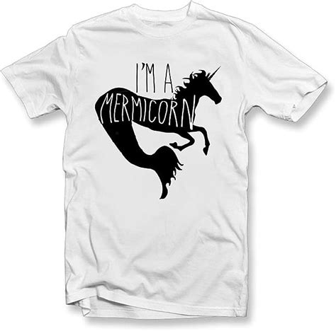 Mermicorn T Shirt Unicorn Mermaid Funny Ts For Her Fantasy