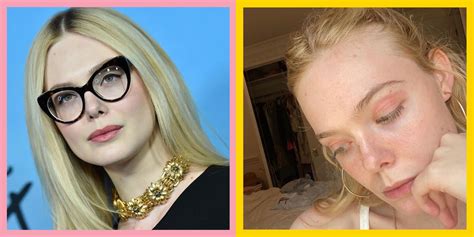Elle Fanning Just Owned Her Facial Eczema By Turning It Into A Beauty Look