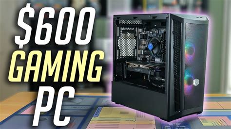 600 Gaming Pc Build Guide 2020 Youtube