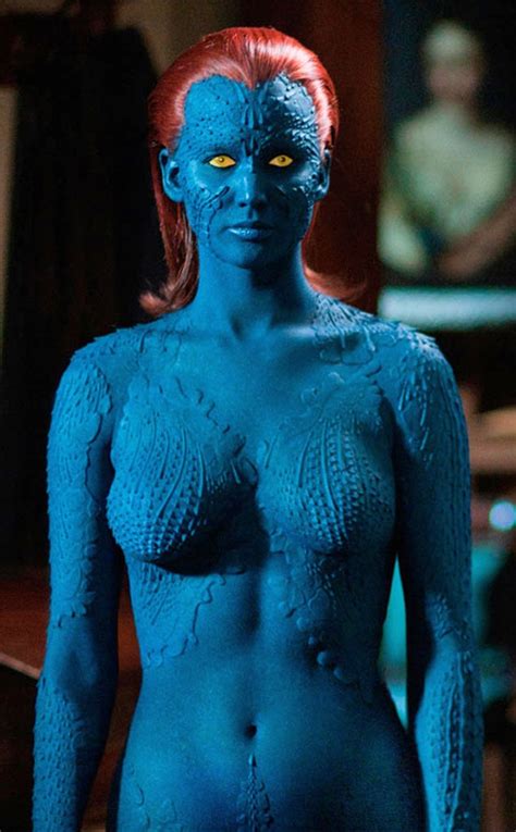 Jennifer Lawrence Mystique From Hottest Star Superheroes And Villains