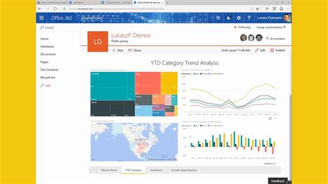 Now In Preview Integrate Power Bi Reports In Sharepoint Online Youtube