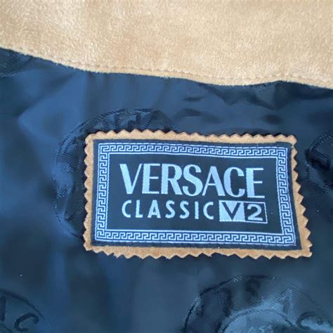 Versace Classic V2 Vintage Suede Jacket