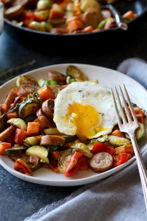 Chicken & Apple Sausage Sweet Potato Hash | Recipe | Sweet potato hash, Chicken apple sausage ...