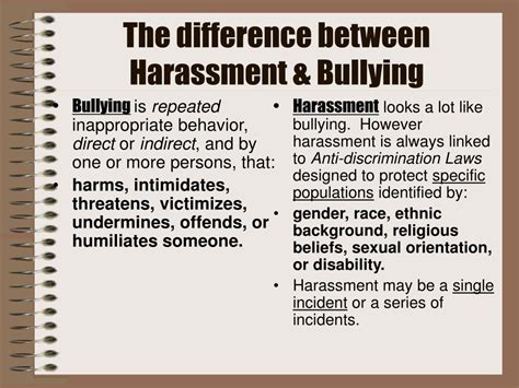 Ppt Harassment And Bullying Powerpoint Presentation Free Download Id