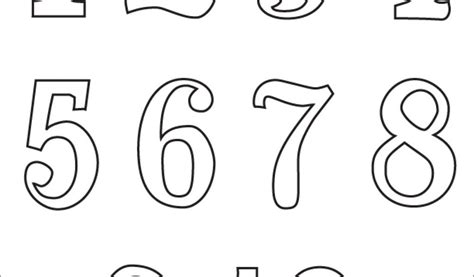 Printable Bubble Numbers Customize And Print