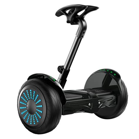 smart self balancing electric scooter 10 tires balance scooter with led light bluetooth app