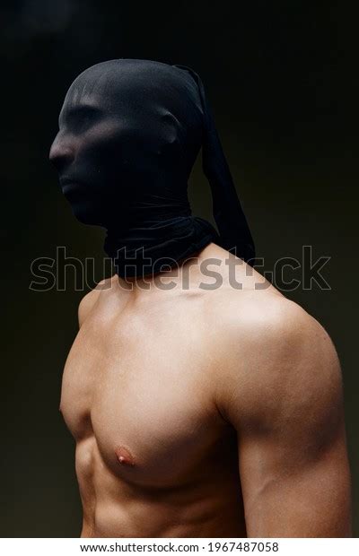 Naked Man Pumped Muscles Arms Bodybuilder Stock Photo