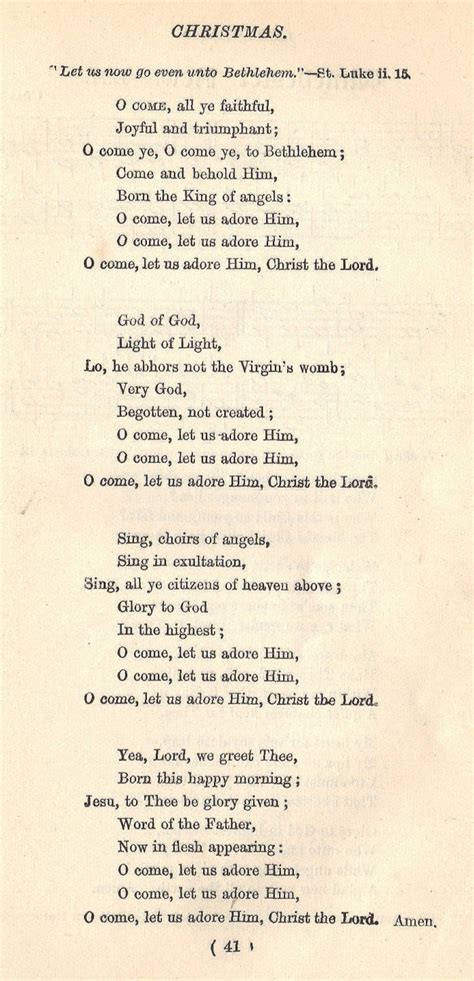 Copyright adeste fideles, laeti triumphantes, venite, venite in bethlehem. O Come, All Ye Faithful - Version 1