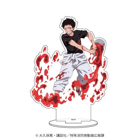 Fire Force Chara Acrylic Figure 07 Shinra Kusakabe Jumpsuit Ver