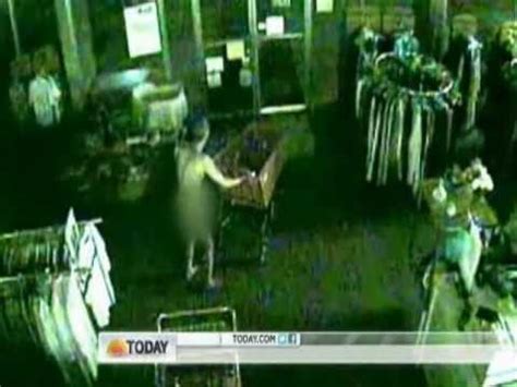 Naked Shoplifter At Goodwill Youtube