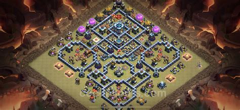 Best Anti 3 Stars War Base Th13 With Link Anti Everything 2023 Town