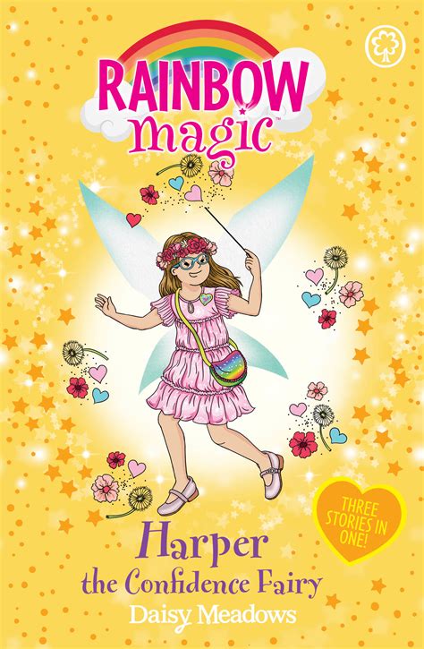 Rainbow Magic Harper The Confidence Fairy Three Stories In One By