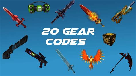 20 Gear Codes On Roblox Youtube