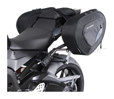 Get great looking hard saddlebags for your motorcycle. SW-MOTECH Blaze Saddlebag System BMW S1000RR / S1000R ...