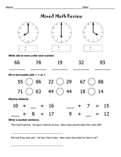 2nd grade math worksheets to practice all math topics learnt in grade 2. 