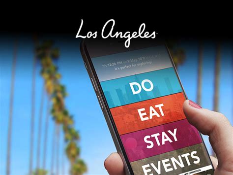 로스앤젤레스관광청 앱과 함께 떠나는 l a 여행 로스앤젤레스관광청