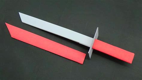 Diy How To Make A Paper Sword Handmade Paper Dagger Knife Ninja