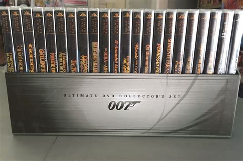 Box James Bond 007 Ultimate Collectors Set 44 Dvds Novo R 16500
