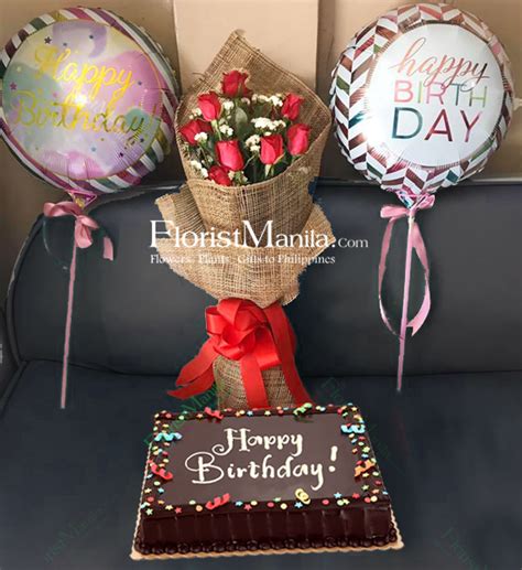 Philflower offers online birthday cake with balloon gifts delivery in philippines at the best prices. 8 Red Roses with Birthday Balloon and Cake To Philippines ...