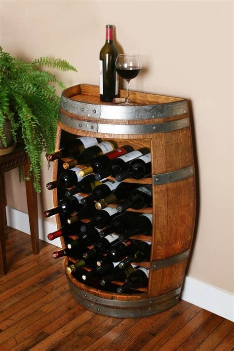 25 Bottle Oak Wine Barrel Cabinet If You Are Looking For A One Of A