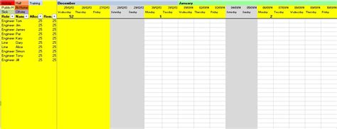 12 Free Sample Vacation Schedule Templates Printable Samples