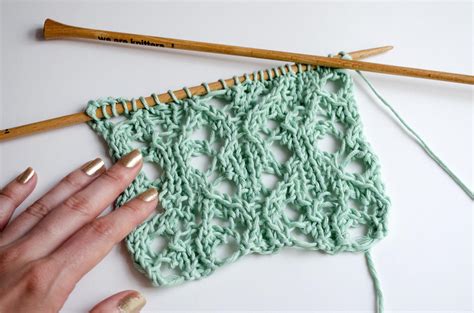 2 knit the next stitch as normal. If you're looking for a cool, summery stitch, you can't ...