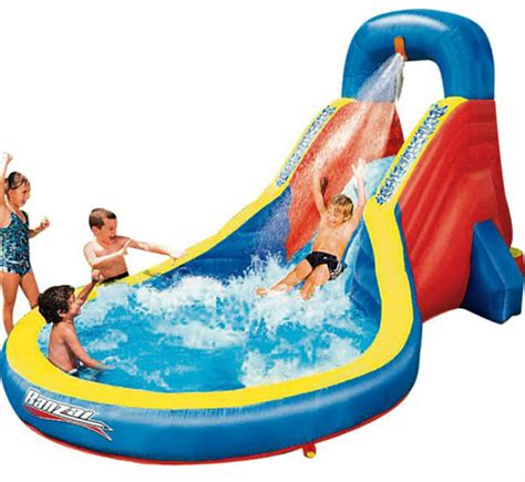 Splash Blast Inflatable Lagoon Slide And Paddling Pool £9999 Argos