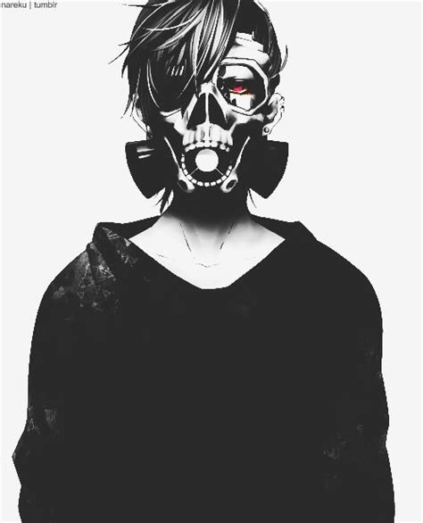 Gas Mask Anime Guy Artist Skull Mysteriously Vanished From Pixiv