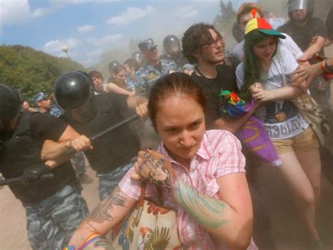 Dozens Arrested At Gay Pride Rally In Russia