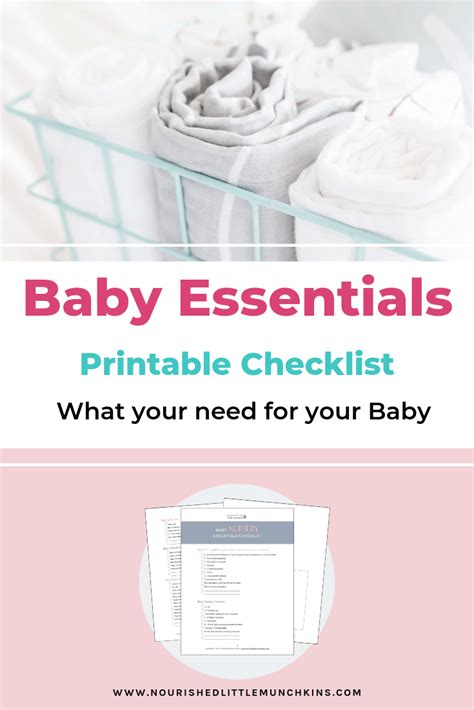 Heres A Printable Nursery Checklist And A Checklist For Baby