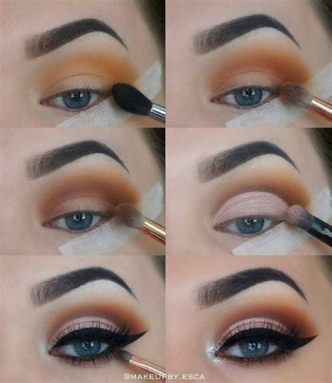 💛 ( step by step ) B | Brown eye makeup tutorial, Eye ...