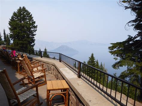 The cabins at mazama village. Crater Lake Lodge Dining Room, Crater Lake National Park ...